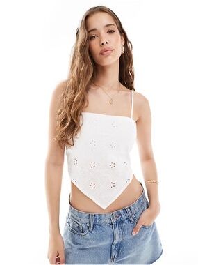 Hollister Eyelet Bandana Top